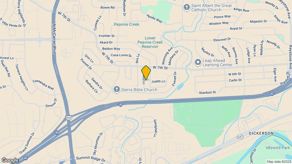 640 James Ln Mapa y Detalles de la Ubicación