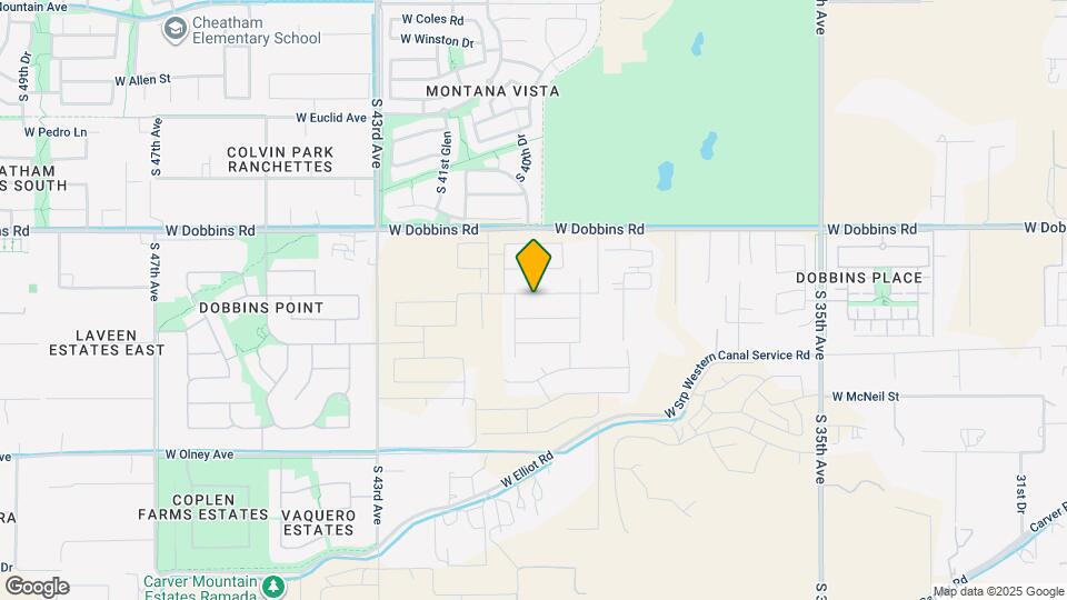 4011 W Estes Way Map and Location Details