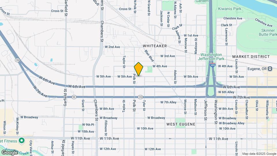 1262 W 5th Ave Map and Location Details