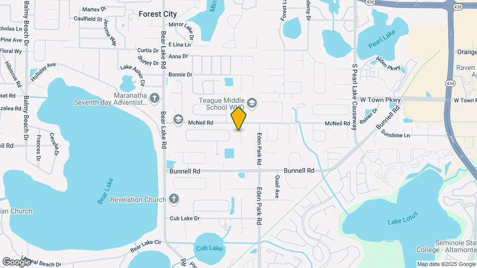 1510 Melody Ln Map and Location Details