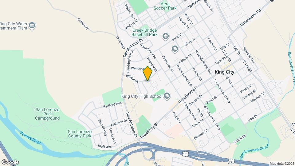 809 Willow St Map and Location Details