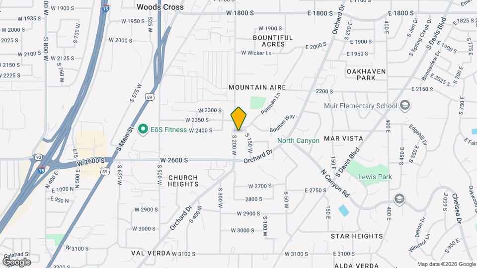 2443 S 200 W Map and Location Details