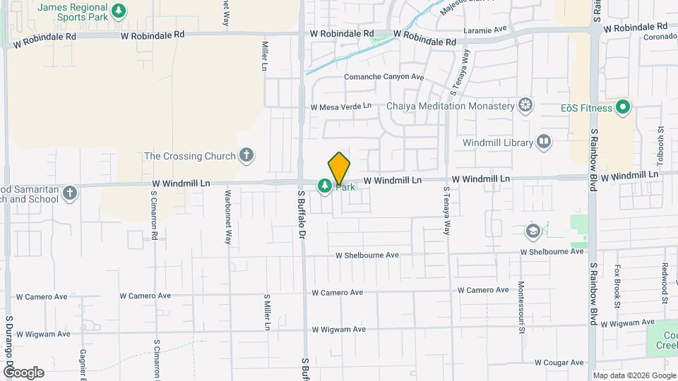 8115 Altamont Ridge St Map and Location Details