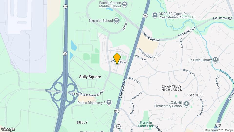 3190 Yeager Dr Map and Location Details