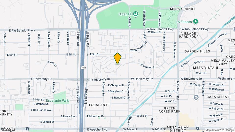 612 S Allred Dr Map and Location Details