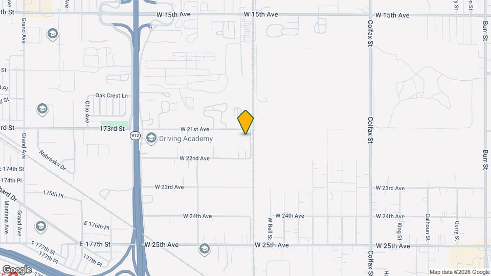 7003 W 21st Ave Map and Location Details