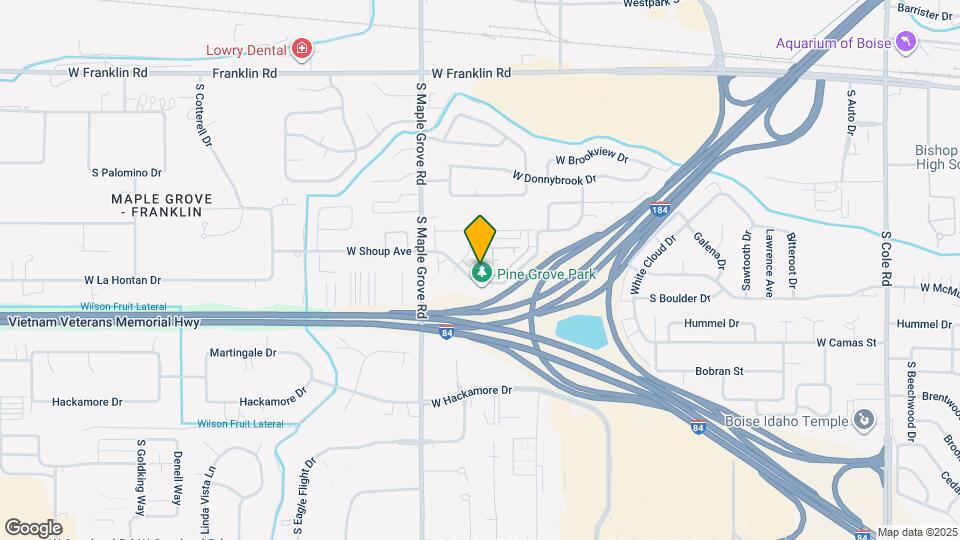 8818 W Pine Valley Ln Map and Location Details