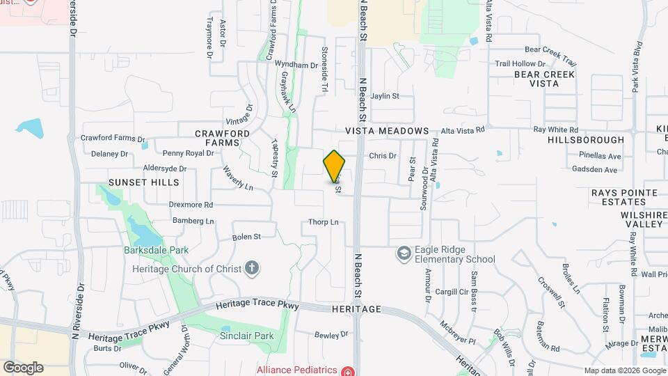 10009 Jessica St Map and Location Details