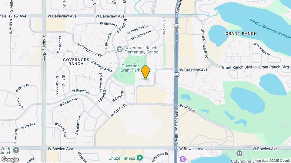 8705 W Berry Ave Map and Location Details
