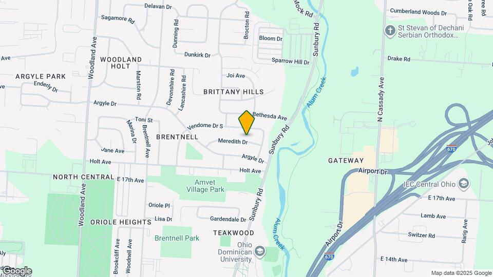 2468 Meredith Dr Map and Location Details