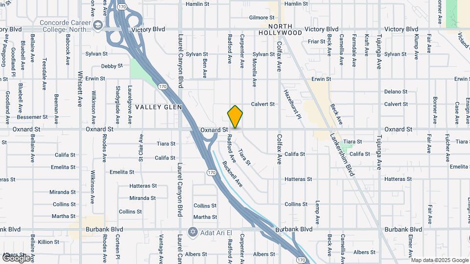 Oxnard / Carpenter Apartment Map and Location Details