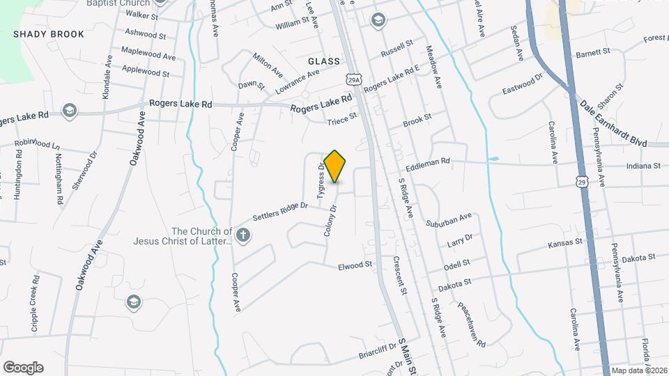 1405 Matthew Allen Cir Map and Location Details