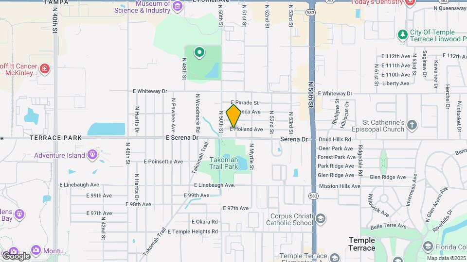 10410 N Sassafras St Map and Location Details