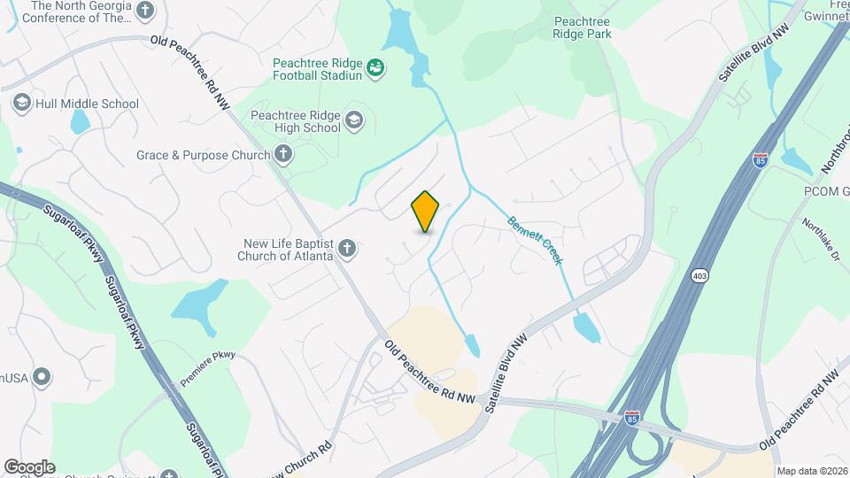 1625 St Julian St NW Mapa y Detalles de la Ubicación