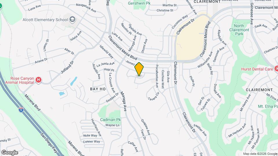 3516 Oak Glen Ln Map and Location Details