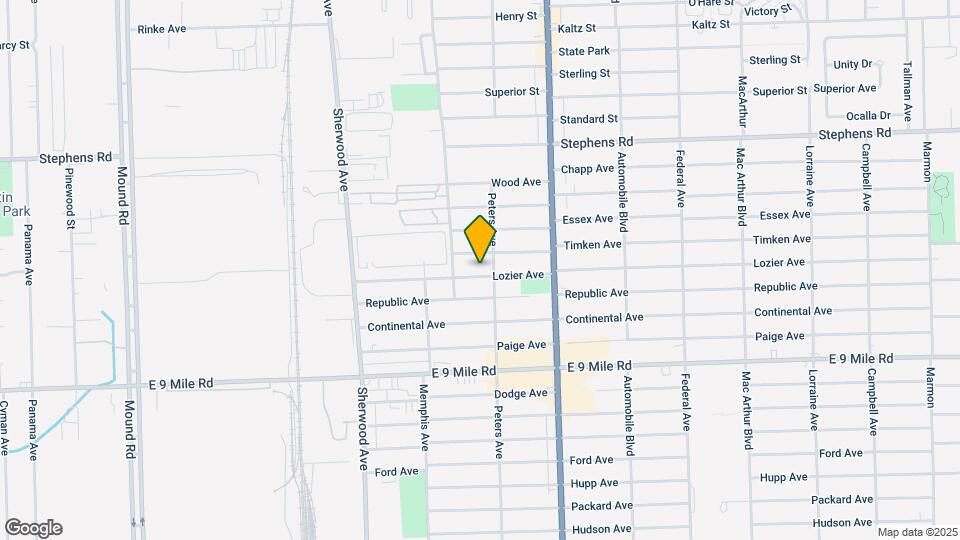 7259 Lozier Ave Map and Location Details