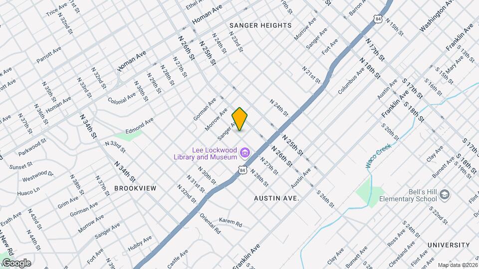 2627 Fort Ave Mapa y Detalles de la Ubicación