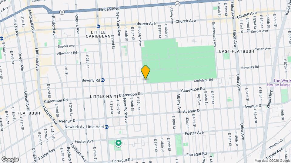 1169 Brooklyn Ave Map and Location Details
