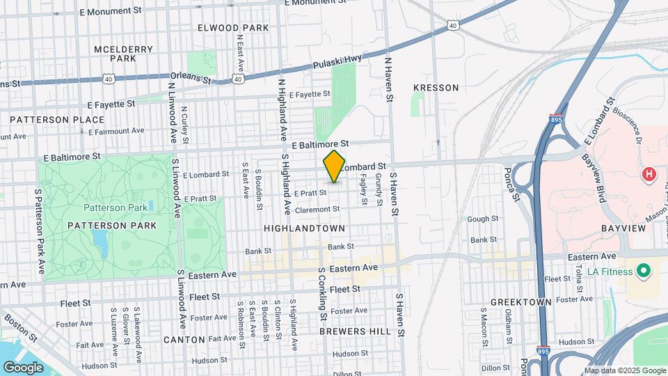 3710 E Pratt St Map and Location Details