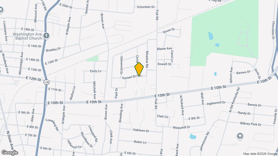 1145 Circle Dr Map and Location Details