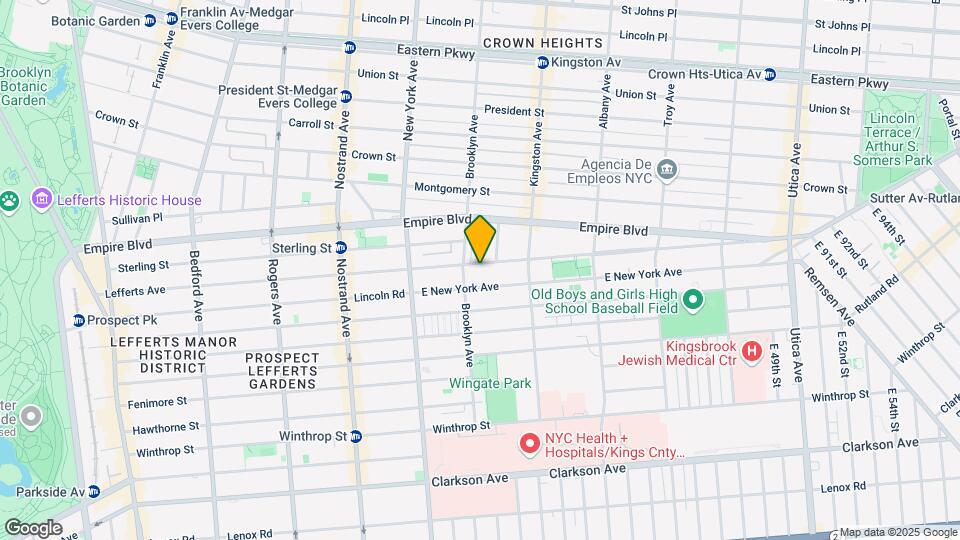 490-496 Lefferts Ave Mapa y Detalles de la Ubicación