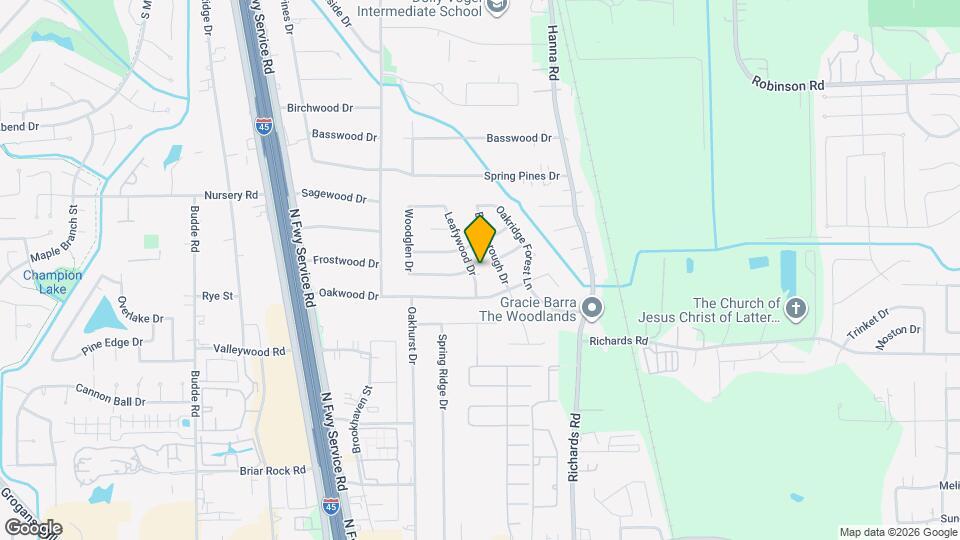 25814 Leafywood Dr Map and Location Details