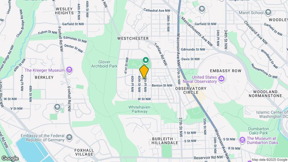 2416 39th Pl NW Map and Location Details