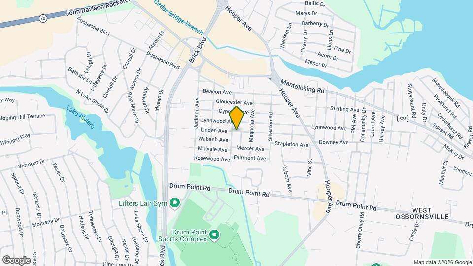 945 Linden Ave Map and Location Details