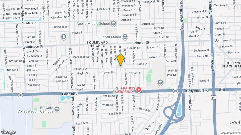 65xx Fillmore St Map and Location Details
