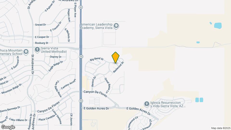 3332 Yosemite Ct Map and Location Details