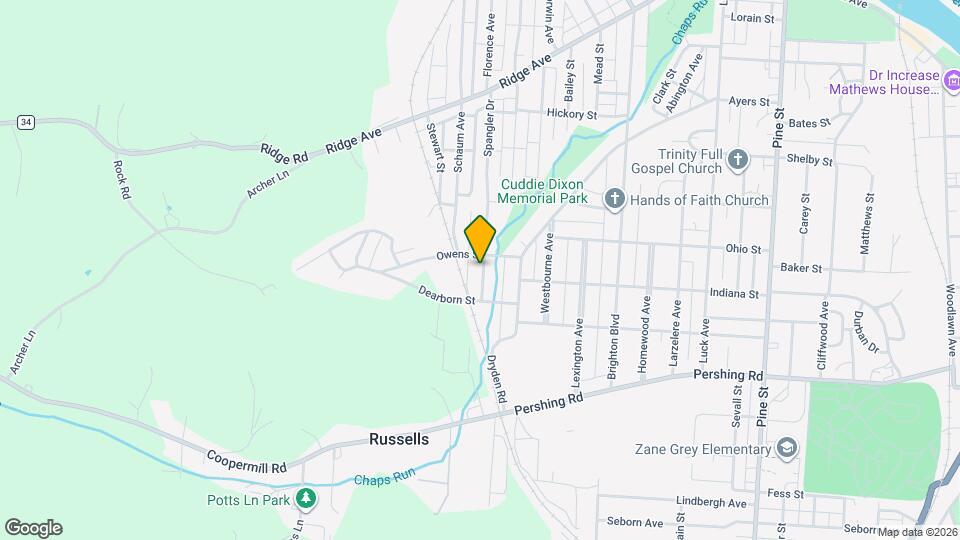 717 Spangler Dr Map and Location Details