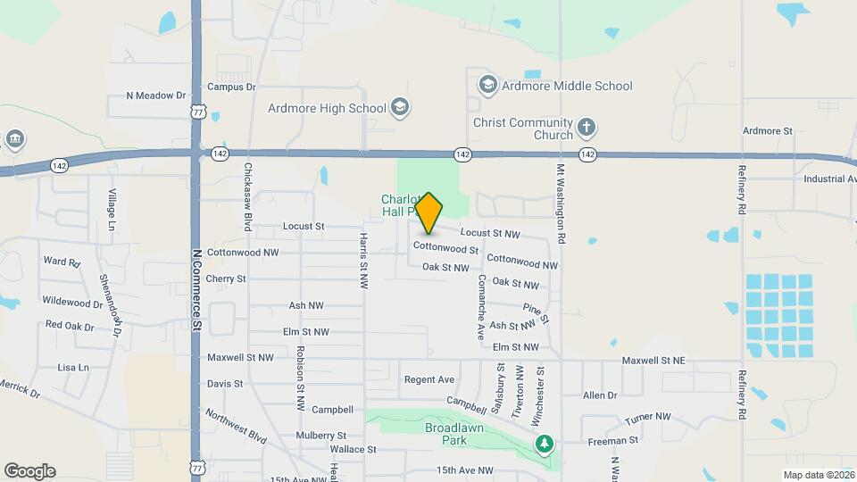 525 Cottonwood St Map and Location Details