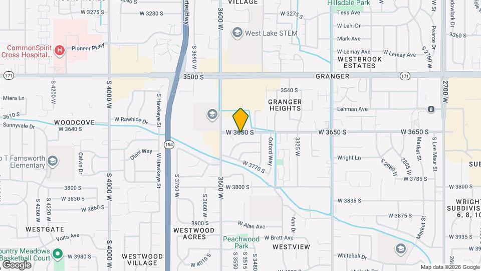 3523 W 3650 S Map and Location Details