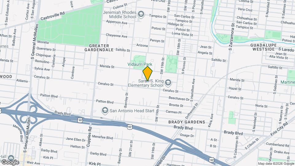 1135 Ceralvo St Map and Location Details