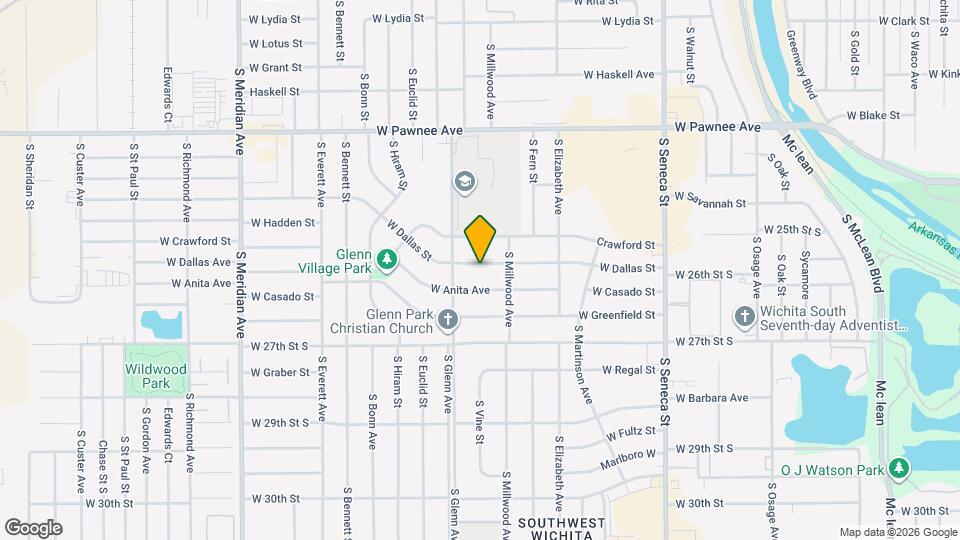 1803 W Dallas St Map and Location Details