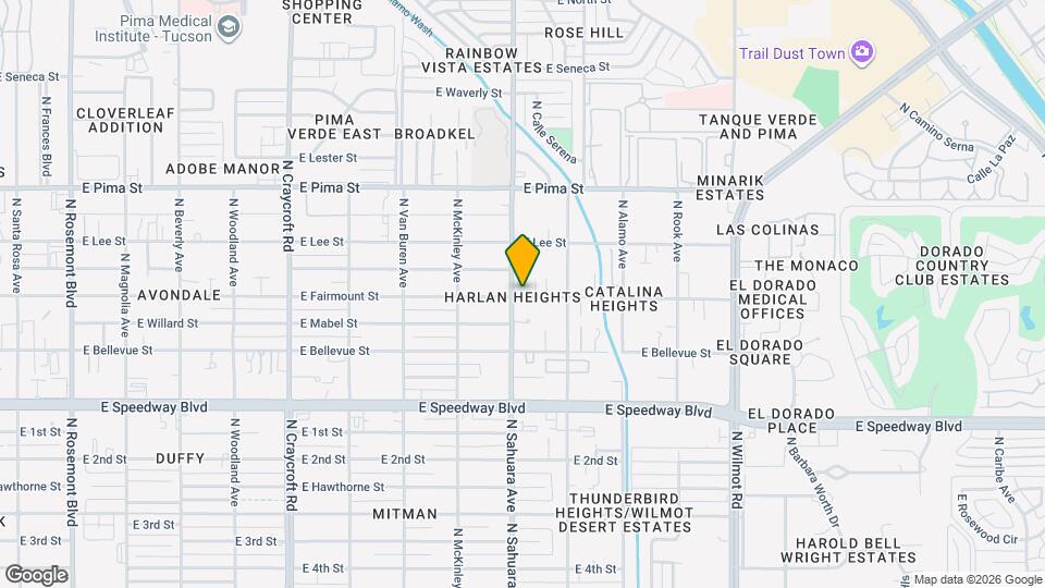 5901 E Fairmount St, Unit B Map and Location Details