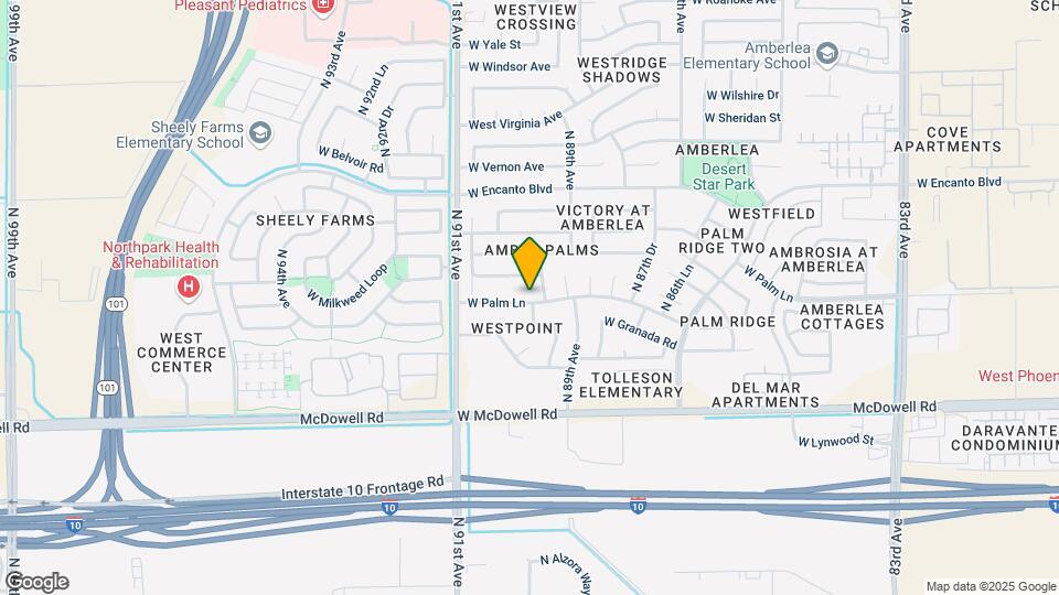 9002 W Palm Ln Map and Location Details