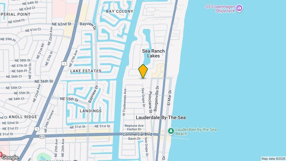 220 Pine Ave Map and Location Details