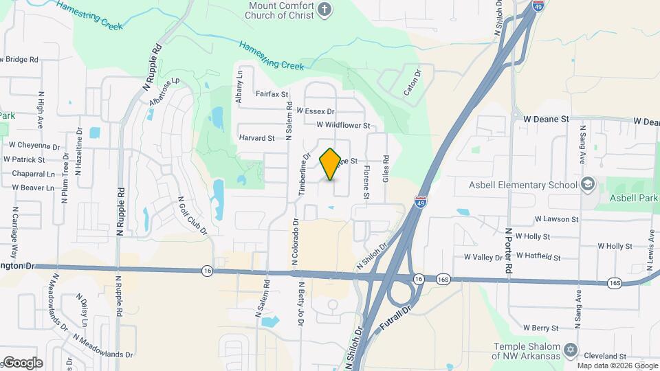 1511 Greenleaf Dr Map and Location Details
