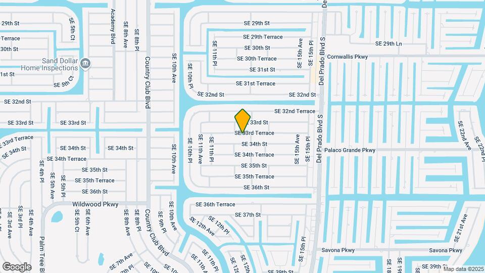 1210 SE 33rd Terrace Map and Location Details