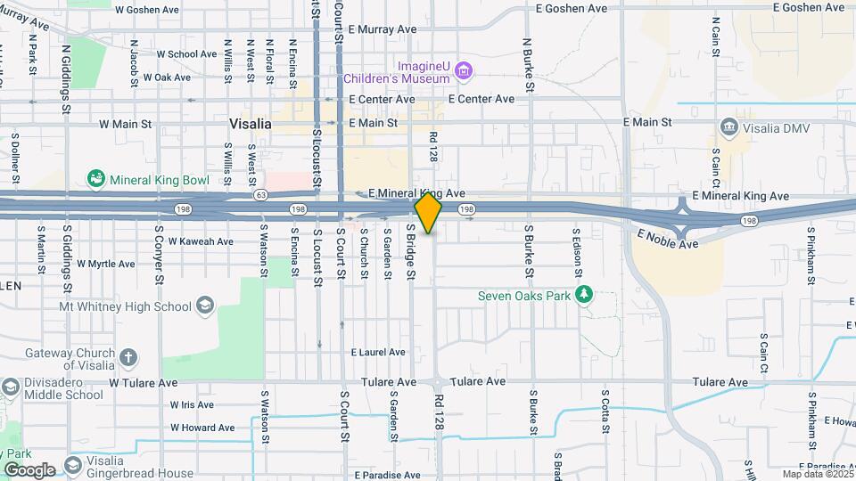 525 S Santa Fe St Map and Location Details