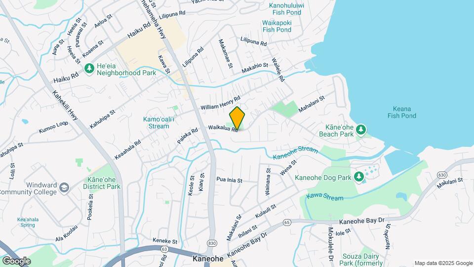 45-230-230 Waikalua Rd Map and Location Details