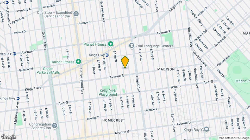 1775 E 18th St Map and Location Details
