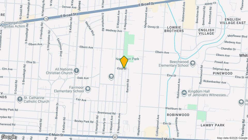 368 S Napoleon Ave Map and Location Details