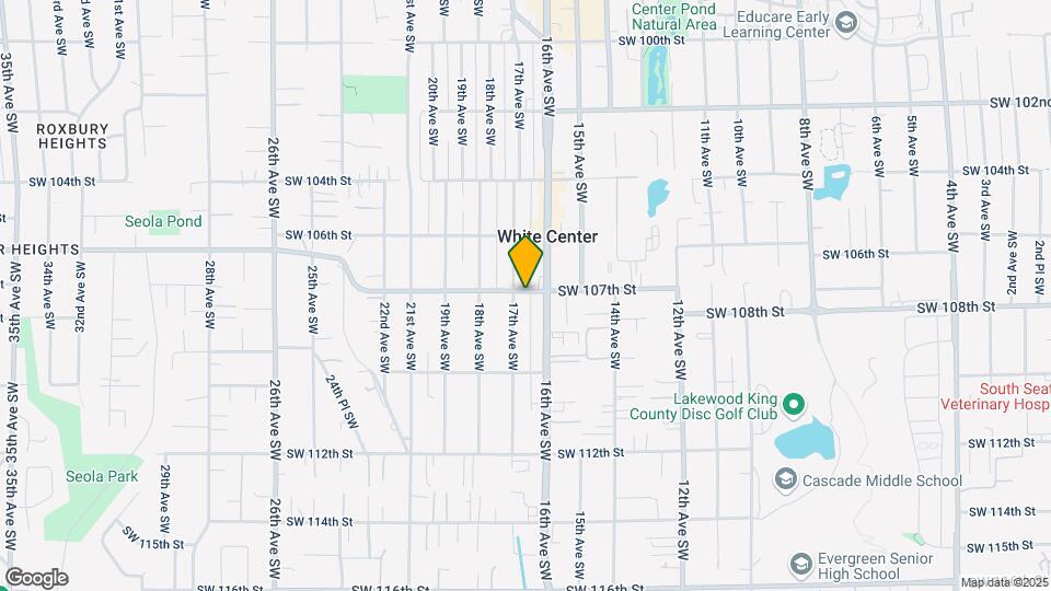 10704 17th Ave SW Map and Location Details