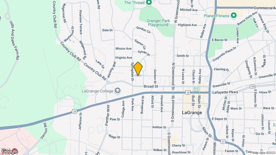 601 W Haralson St Map and Location Details