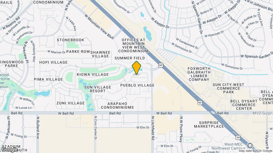 14014 W Santee Way Map and Location Details