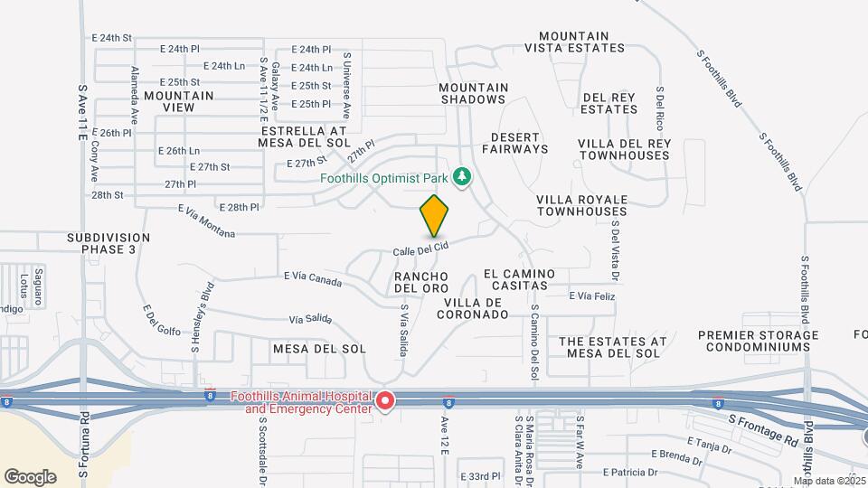 11864 Calle Del Cid Map and Location Details