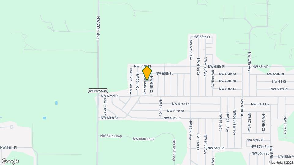 6401 NW 66th Ave Map and Location Details