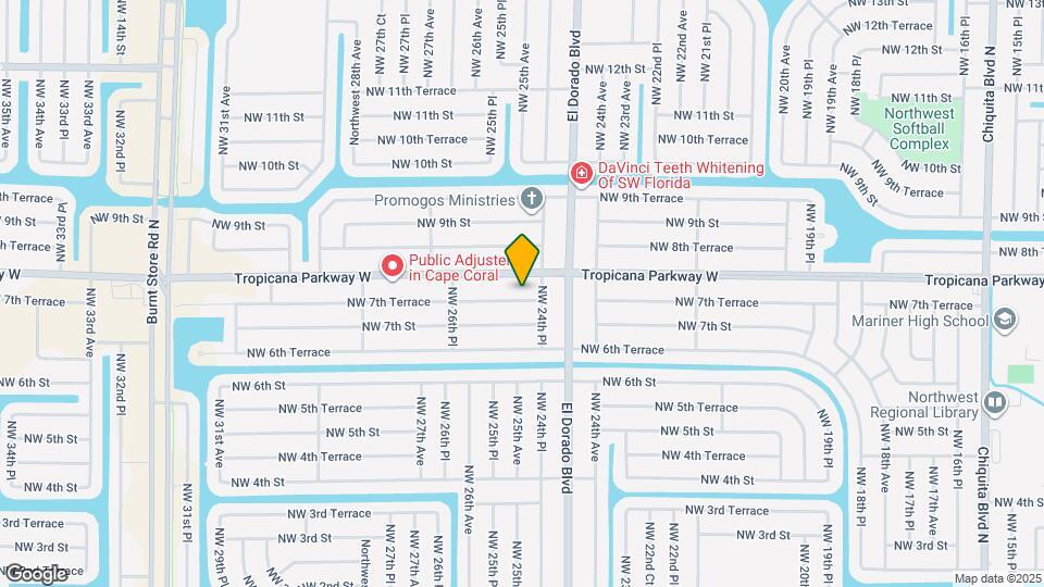 2435 NW 7th Terrace Map and Location Details